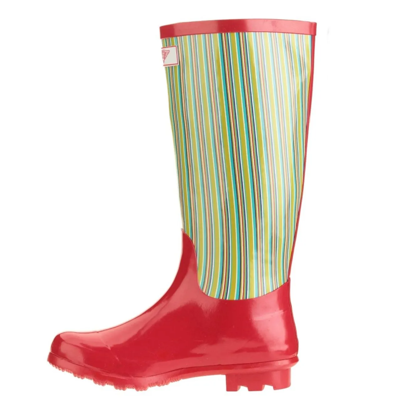 Women's Fashion Rubber Rain Boots with Stripes by Forever Young™