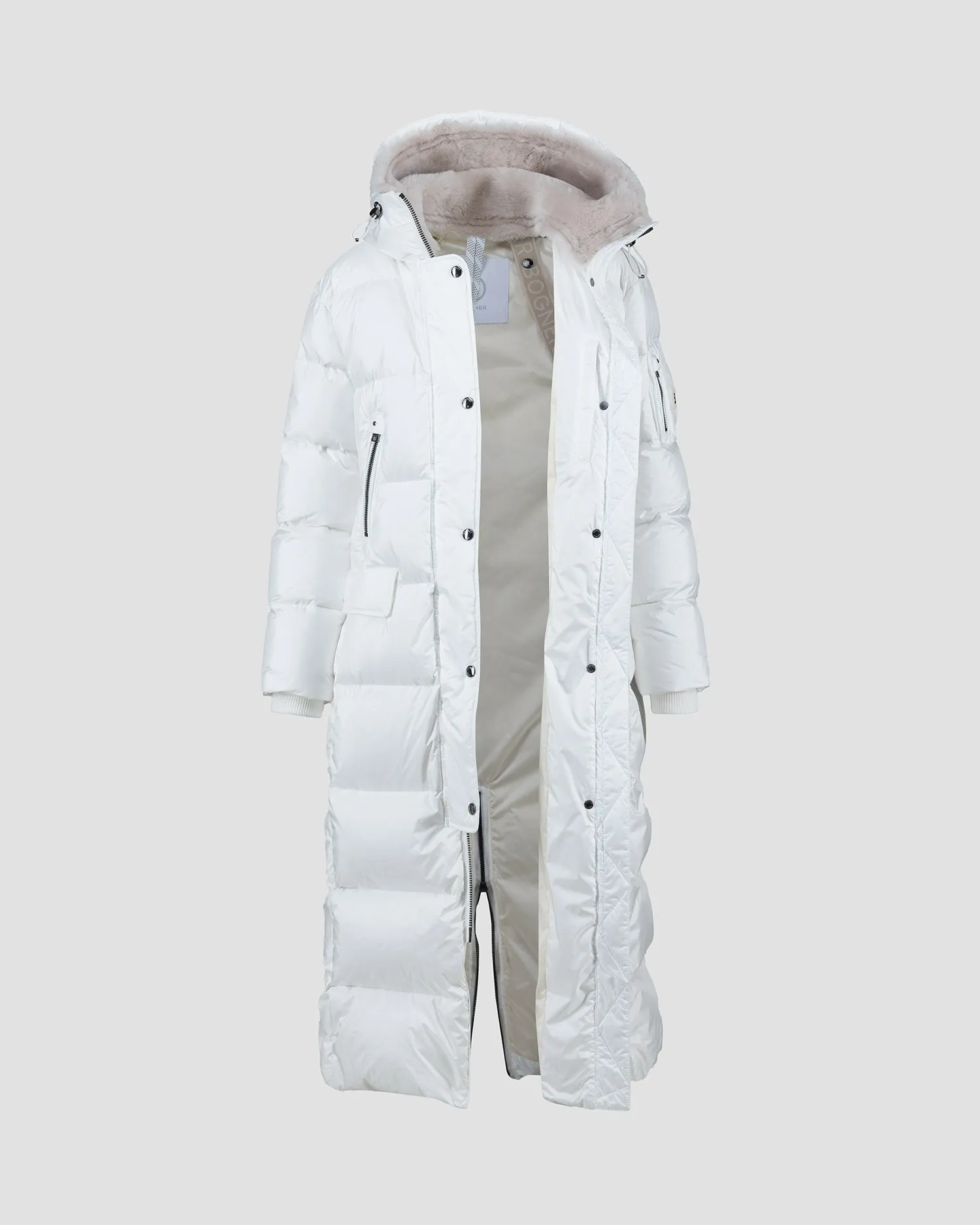 Women's white down coat BOGNER Jonna-Dl 46144253-753