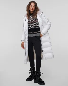 Women's white down coat BOGNER Jonna-Dl 46144253-753