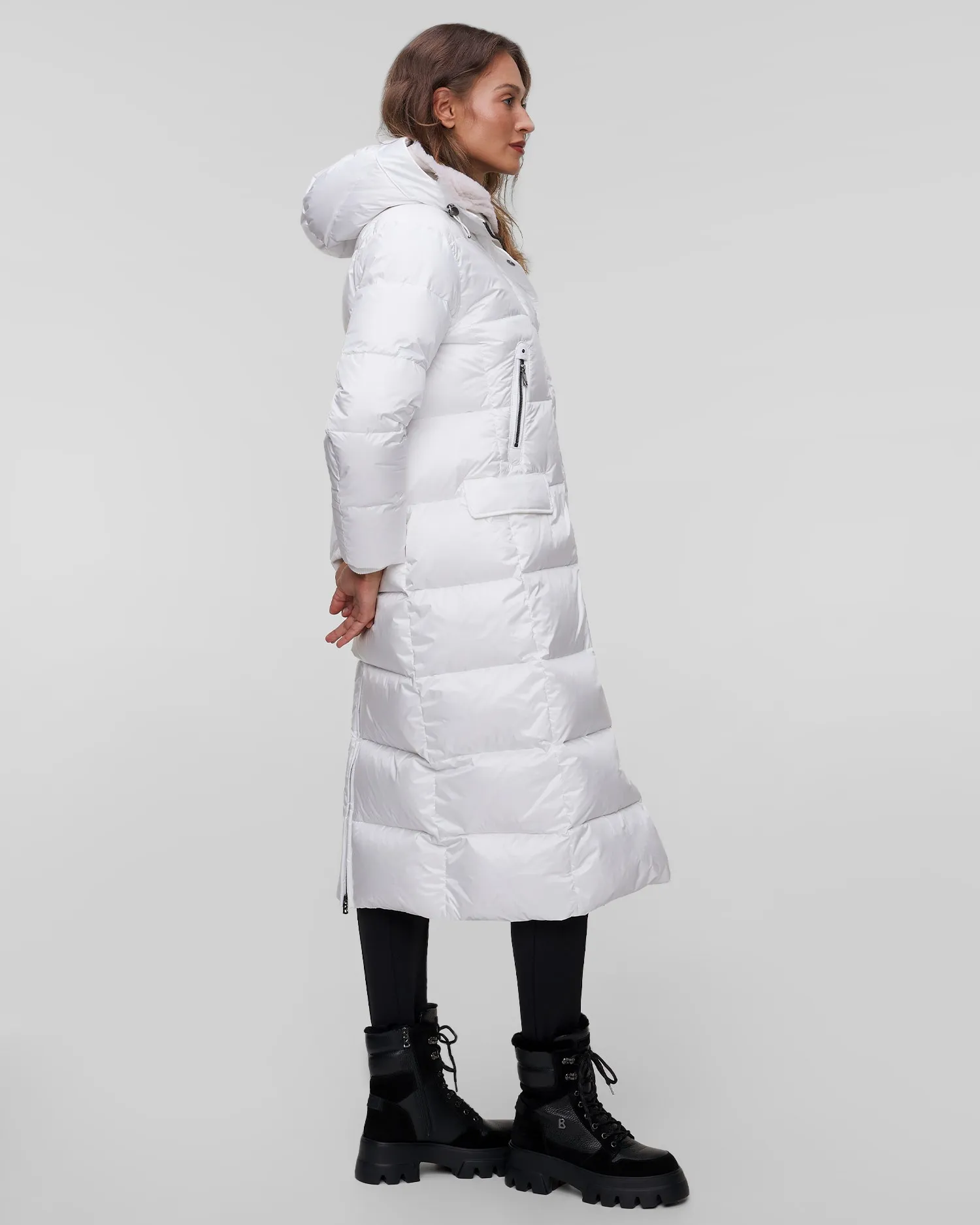 Women's white down coat BOGNER Jonna-Dl 46144253-753