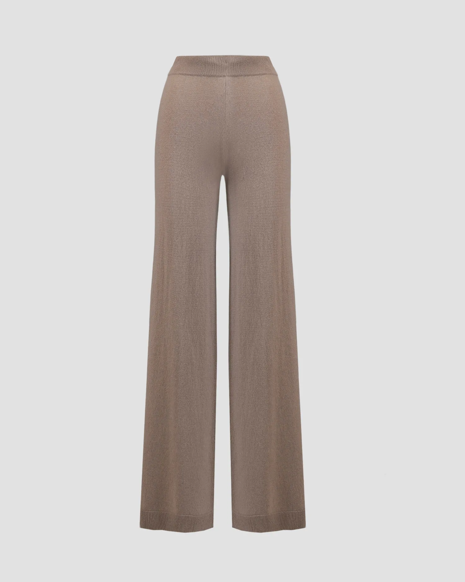 Women's wool mocha trousers Allude 17034-85