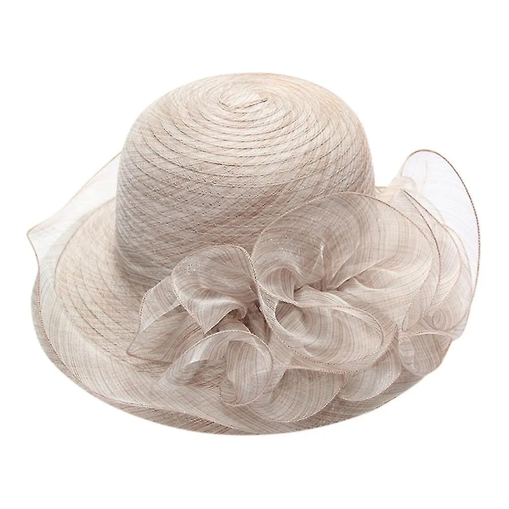 Women's Organza Church Kentucky Derby Fascinator Bridal Tea Party Wedding Hat