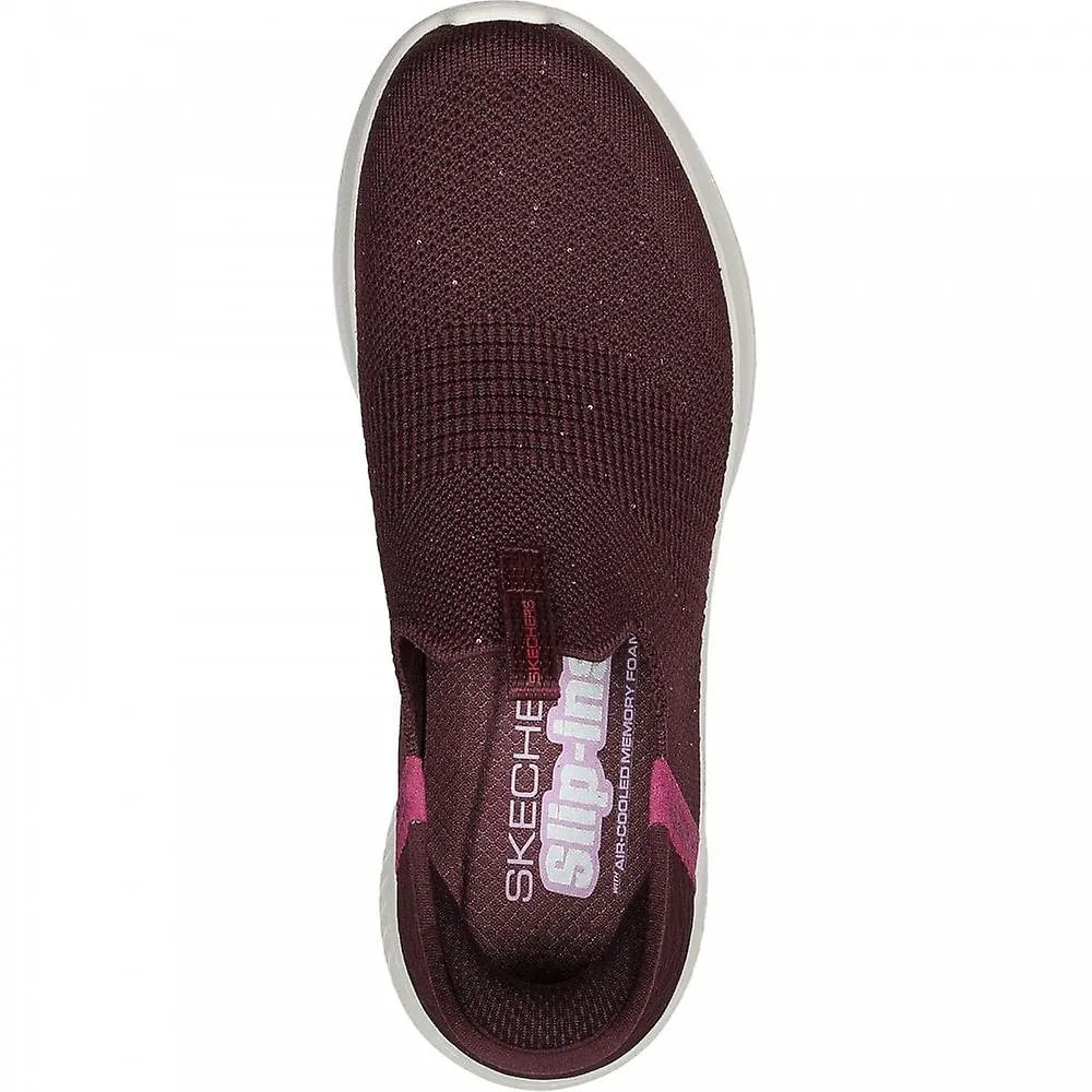 Skechers Ultra Flex 3.0 Women's Slip-On Trainers - Wine