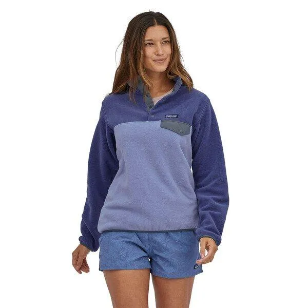 Women's Patagonia Lightweight Synchilla Snap T Pullover | Fleeces & Midlayers UK