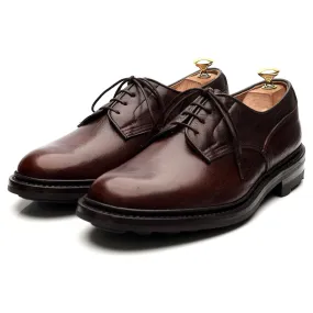 'Woodstock' Dark Brown Kudu Leather Derby UK 8