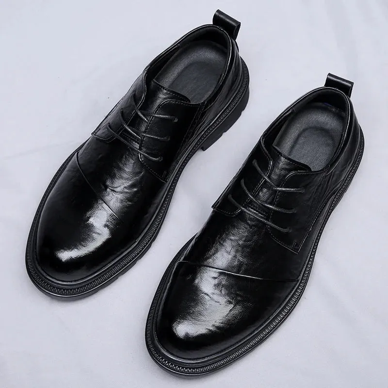 Yanghwa Textured Derby Commuter Shoes