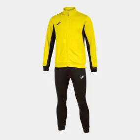 Yellow and black men's Derby chenille tracksuit