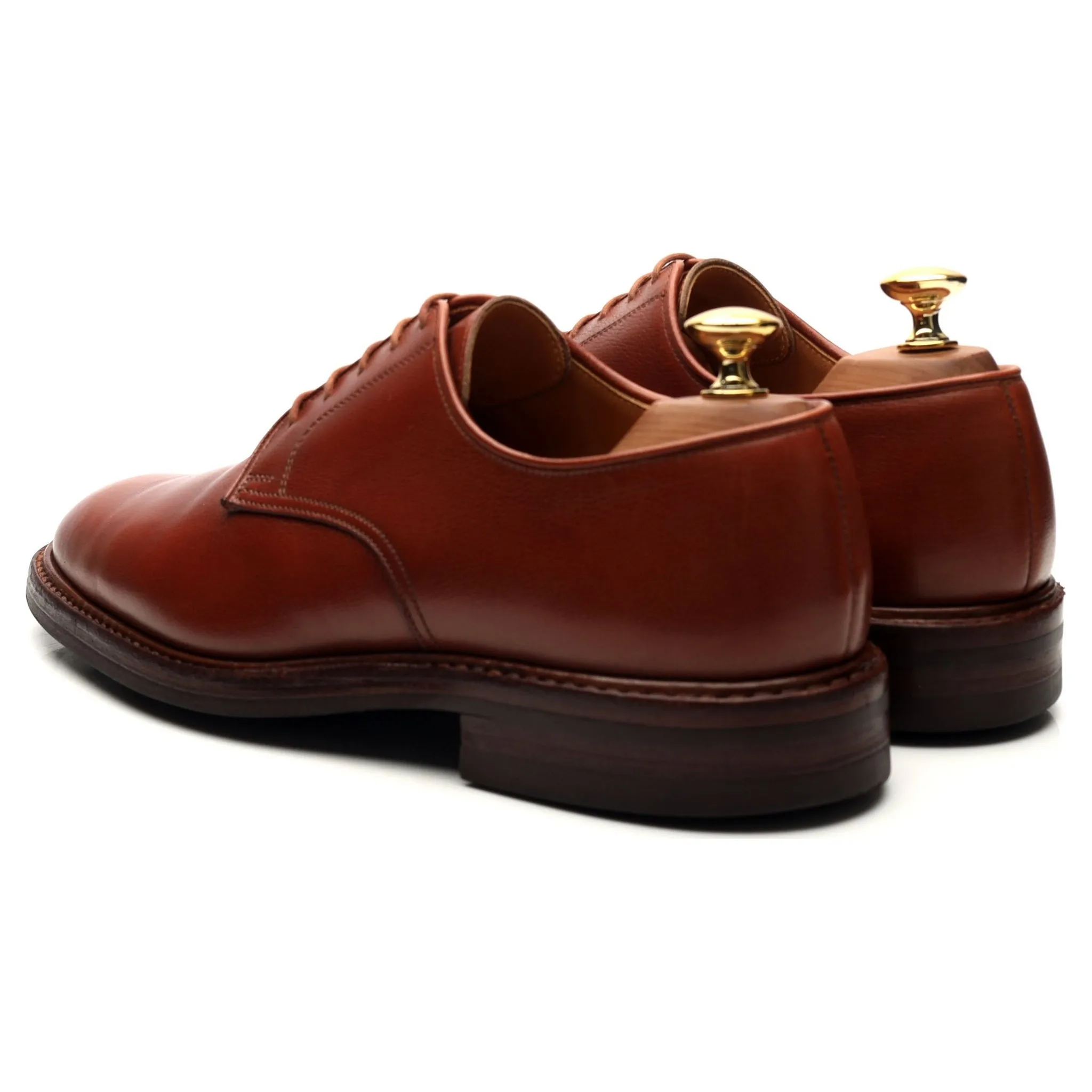 'Yeovil' Tan Brown Leather Derby UK 6.5 E