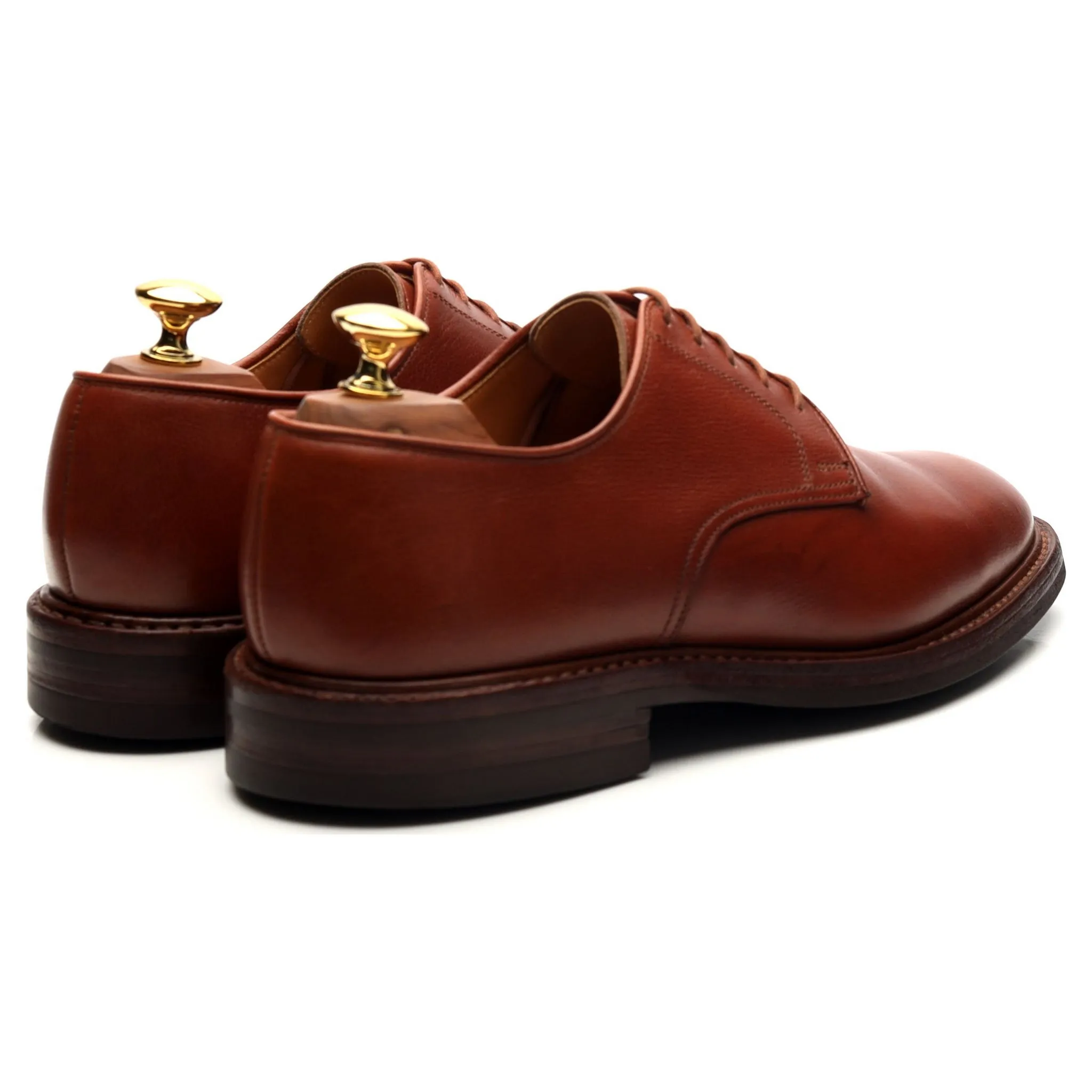 'Yeovil' Tan Brown Leather Derby UK 6.5 E