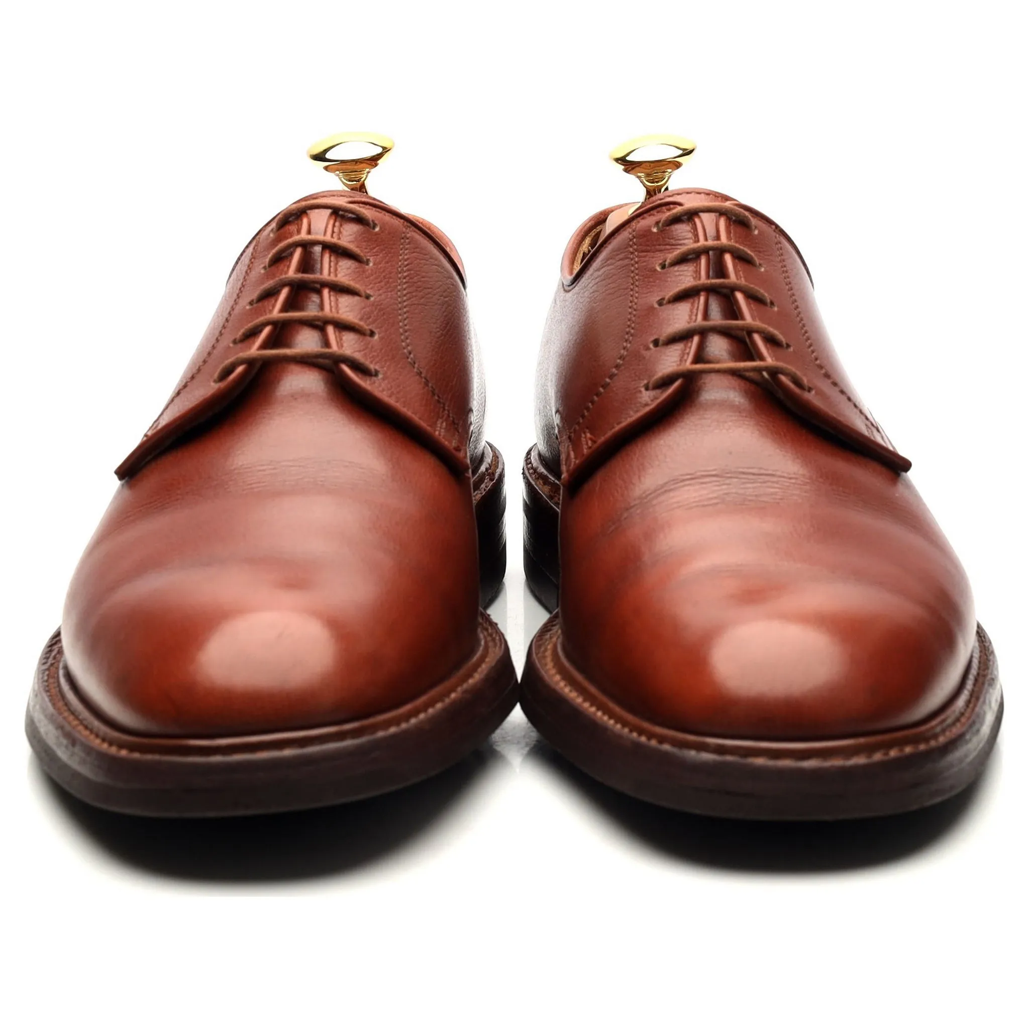 'Yeovil' Tan Brown Leather Derby UK 6.5 E