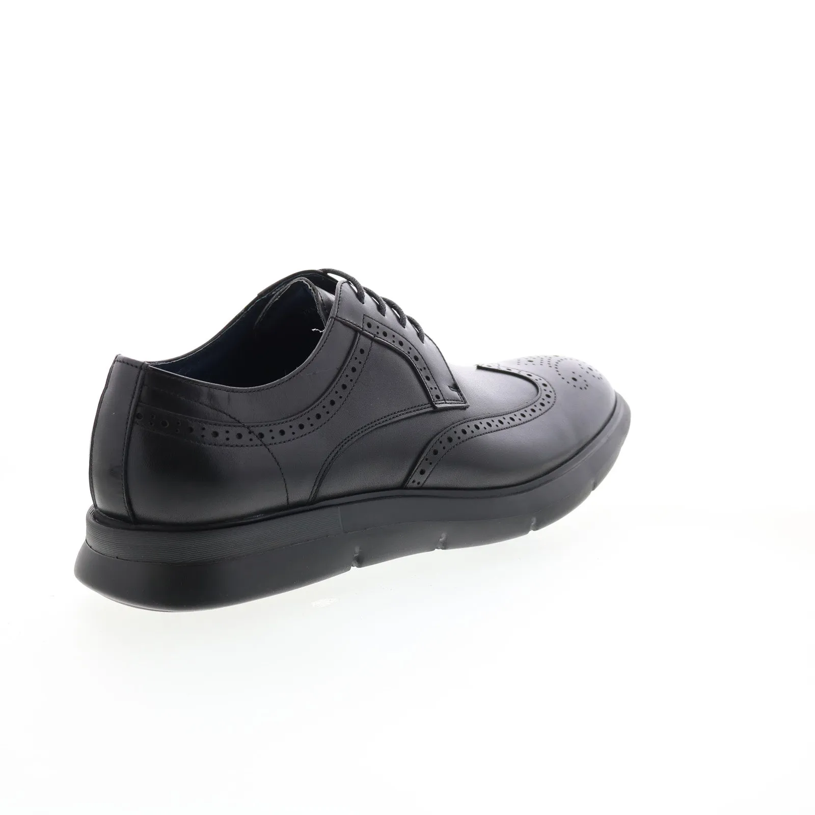 Zanzara Helston Black Wingtip & Brogue Oxfords for Men