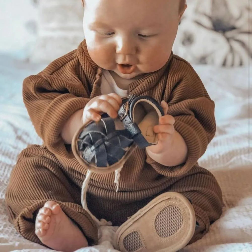 Zodiac Baby Sandal - Blue Leather