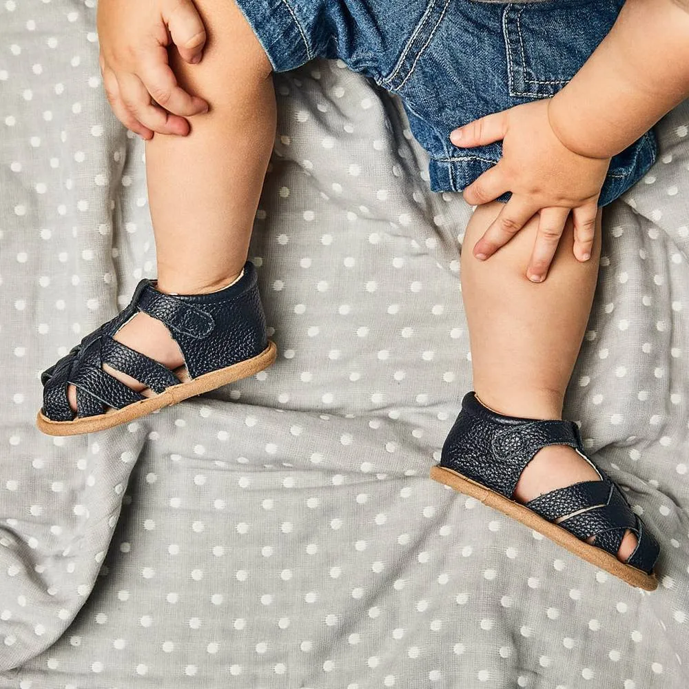 Zodiac Baby Sandal - Blue Leather