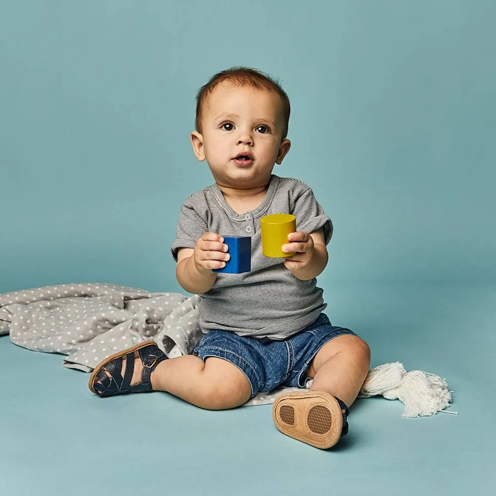 Zodiac Baby Sandal - Blue Leather